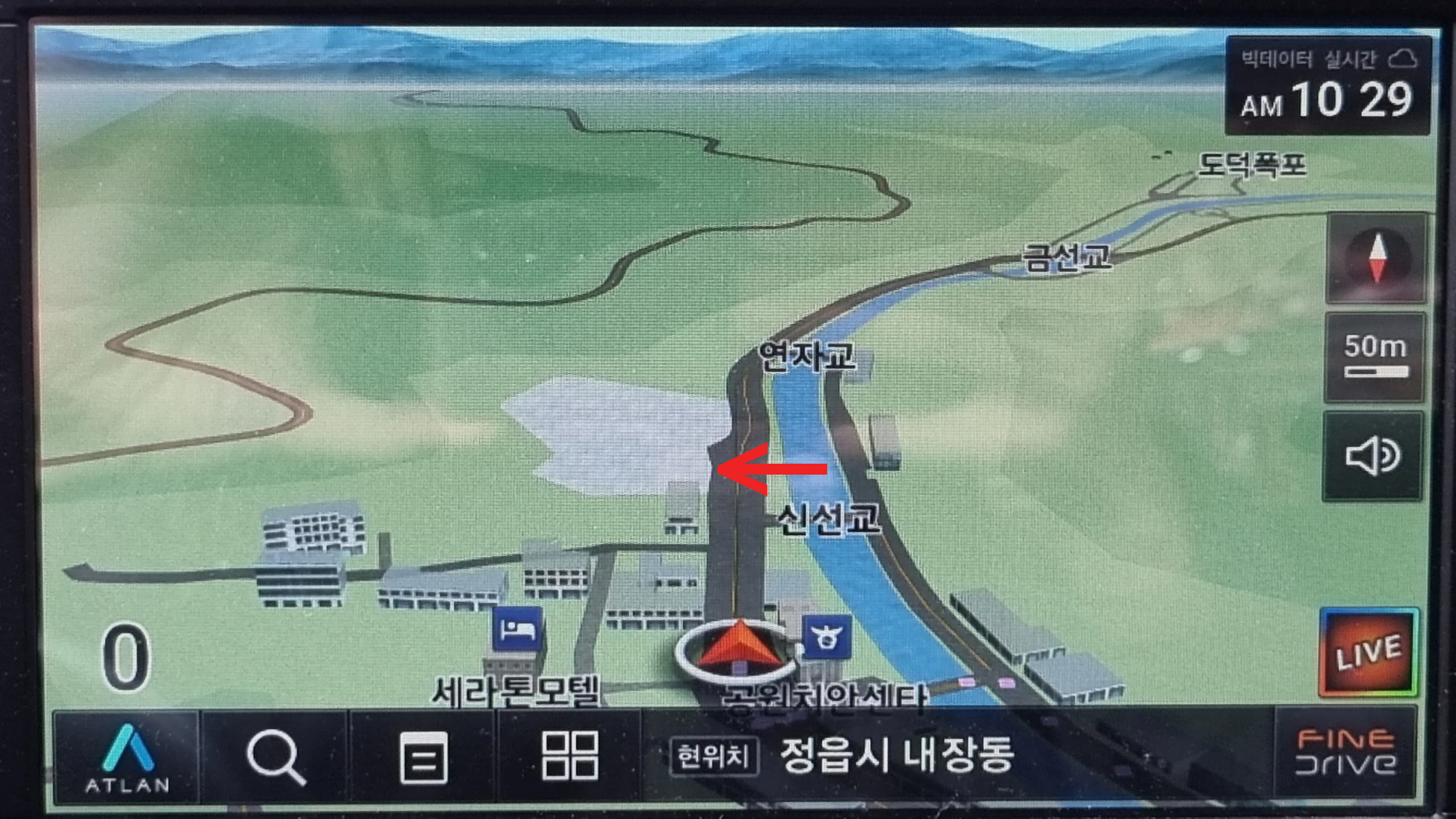 내장산 유료주차장 위치