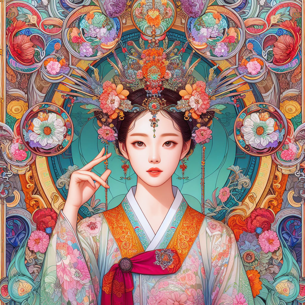 Korean traditional dress HANBOK 03