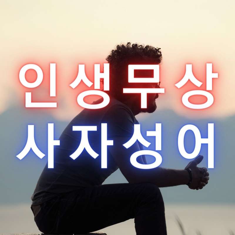 인생무상-사자성어