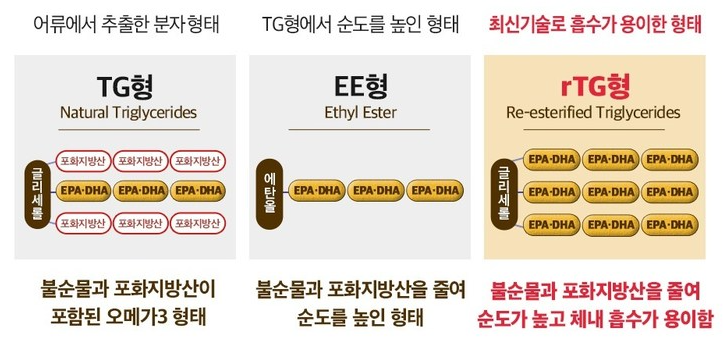 오메가3 추출 과정 rTG 오메가 선택해야 하는 이유