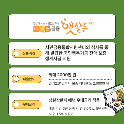 햇살론 신청