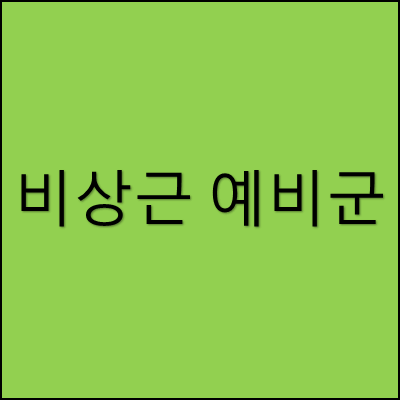 비상근 예비군 썸네일