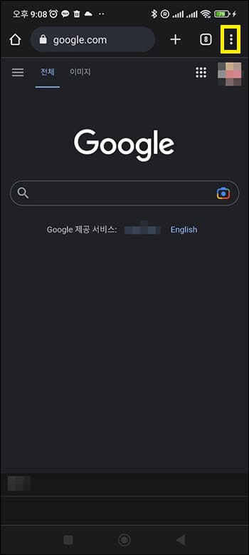 Chrome 맞춤설정 및 제어 메뉴