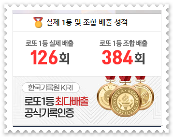 알게 된 사실! 로또 당첨 번호 1