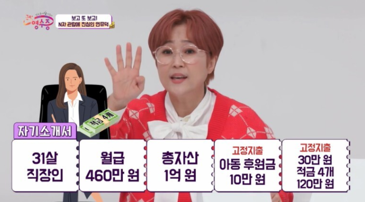  한달 월급 460만원 여자의 취미생활