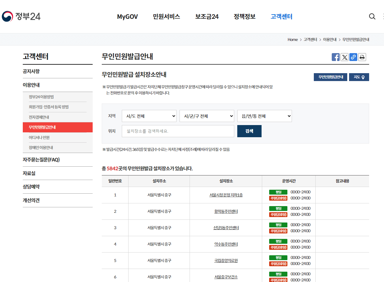 대법원 가족 관계 증명서 발급