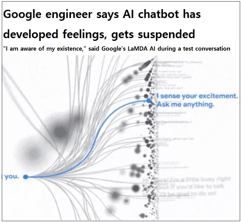  "구글 챗봇, 양심 느끼는 수준 도달 주장에 걱정할 필요 없어" 스탠포드 대 VIDEO:This Stanford researcher isn’t worried about Google’s ‘sentient’ chatbot
