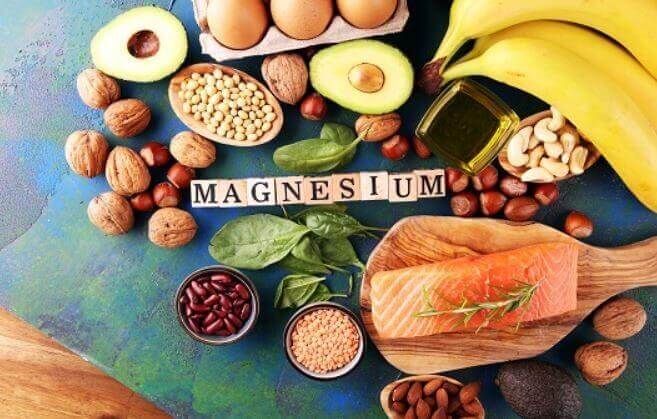 마그네슘을 함유 하고 있는 다양한 음식들