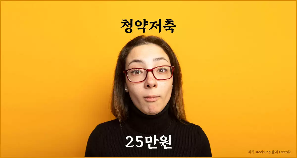 청약저축 25만원