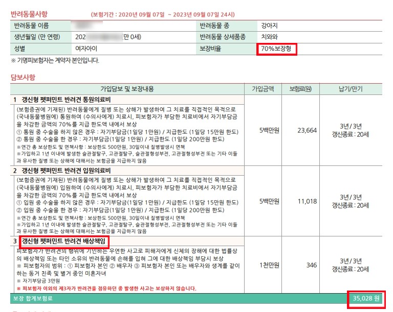  슬개골도 보장되는 메리츠 펫보험