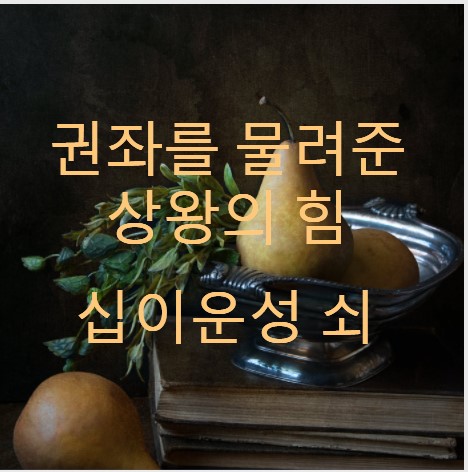  권좌를 물려준 상왕의 힘, 십이운성 쇠