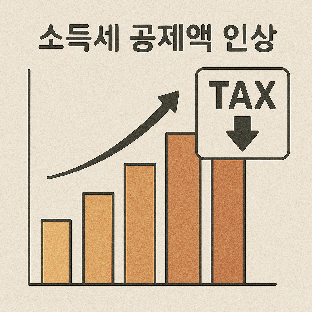 소득세 공제 인상을 통한 부담 축소