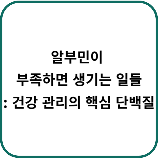 알부민