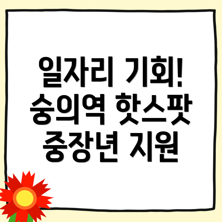 숭의역 일자리