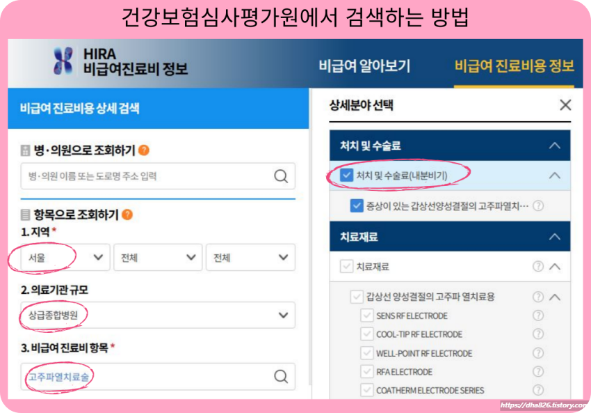 심평원 검색 방법