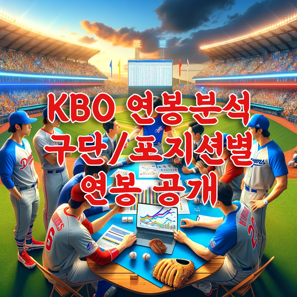 KBO 연봉 순위 공개 썸네일