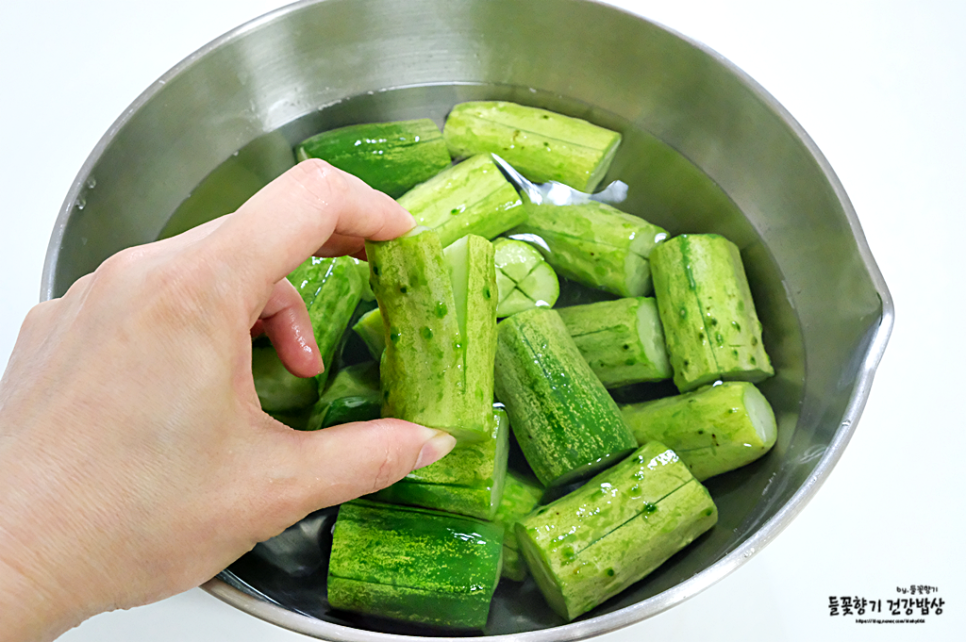 오이 김치 담그는 법 아삭아삭한 부추 오이 김치 담그는 법 33