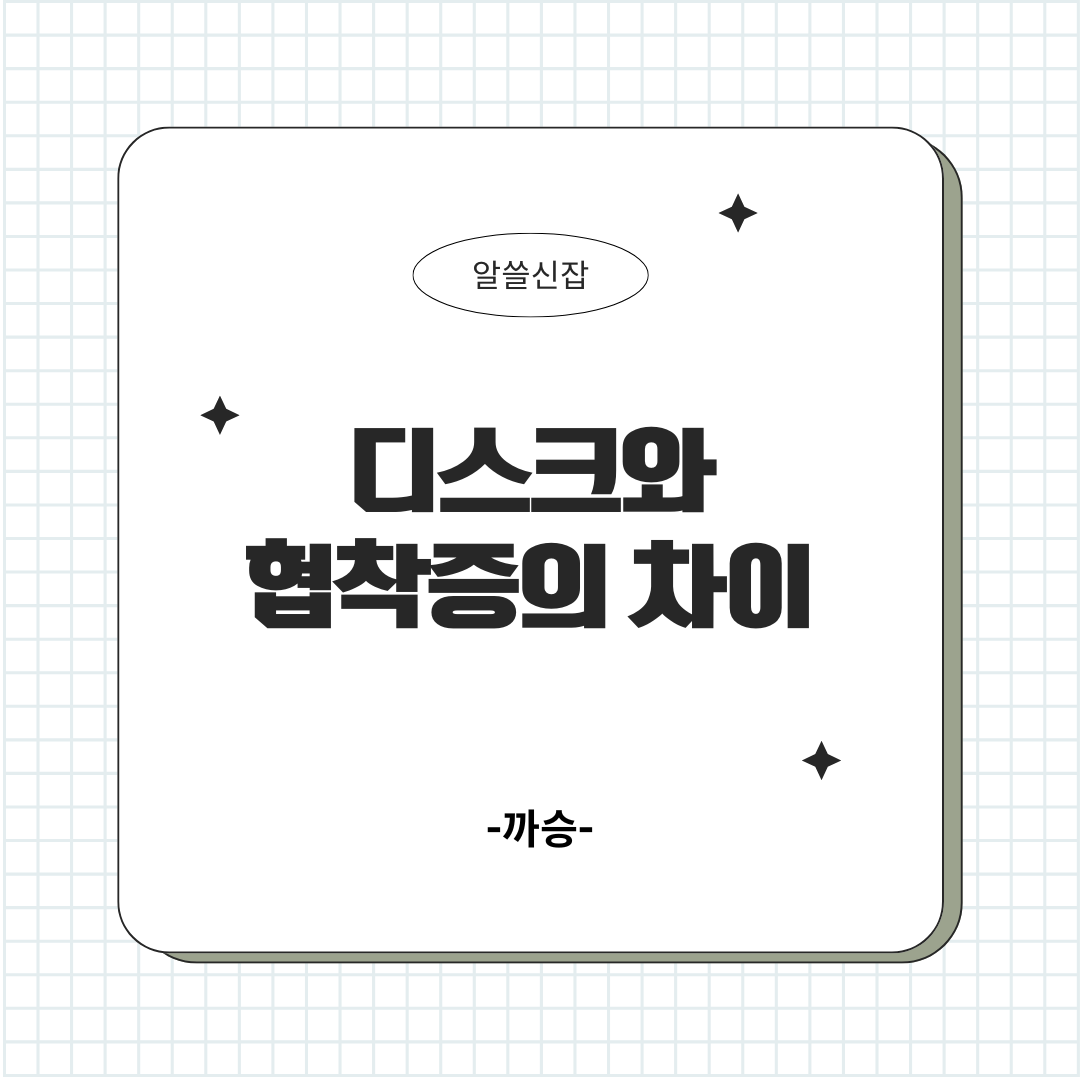 디스크와 협착증