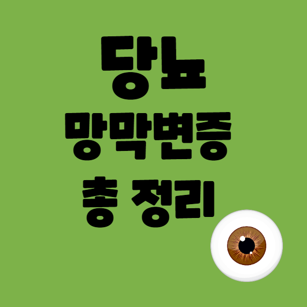 당뇨 망막병증 증상