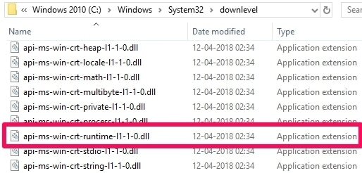 윈도우즈 시스템 폴더의 dll 파일 목록