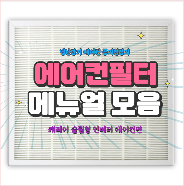  에어컨 필터 청소/ [ 캐리어 CPV-Q167SB ]