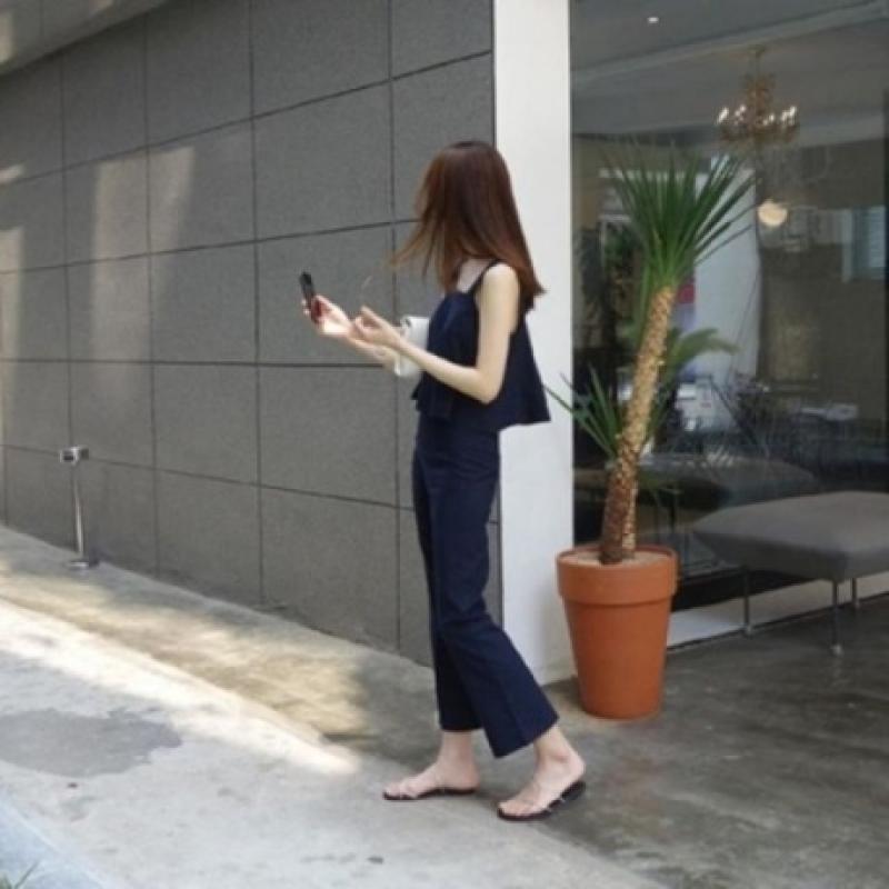린넨 투피스 세트