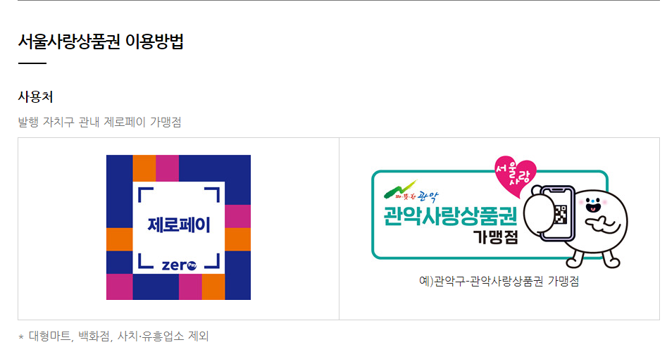  서울사랑상품권 제로페이 이용방법 가맹점 찾기