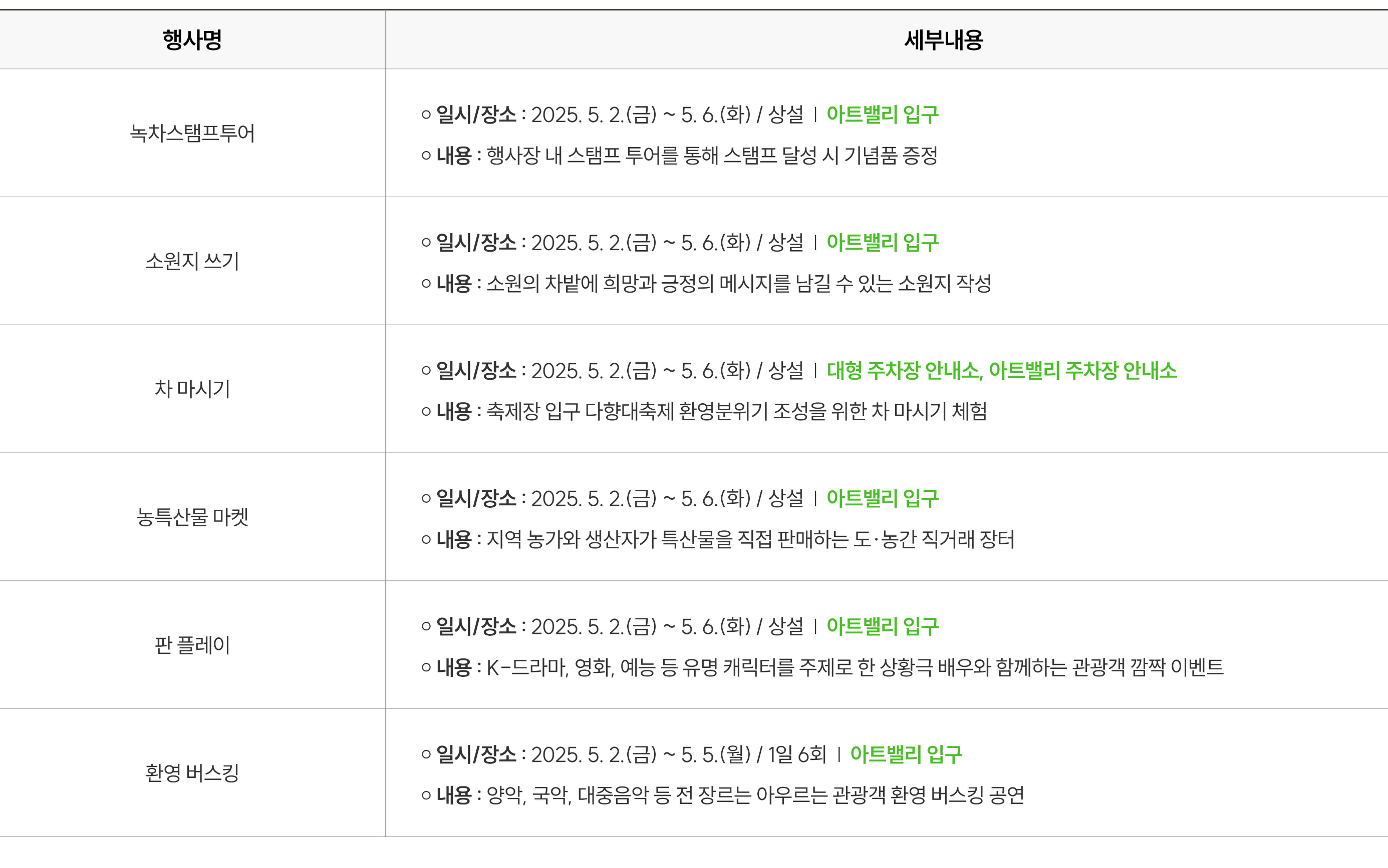 [5월 축제]2025 보성다향대축제❘기간, 일정, 프로그램 예약 방법, 추천코스, 셔틀 정보