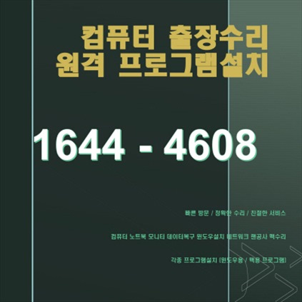  부산시 컴퓨터 출장수리 및 원격 서비스: 문제 해결부터 전문 프로그램 설치까지! 포토샵 일러스트설치,캐드 스캐치업설치, 패러럴즈 M1/M2윈도우설치, 브이레이(V-Ray)설치,한글 엑셀설치