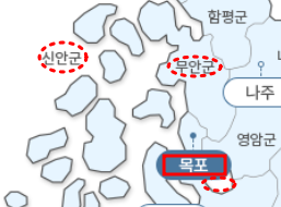 목포세무서-관할구역