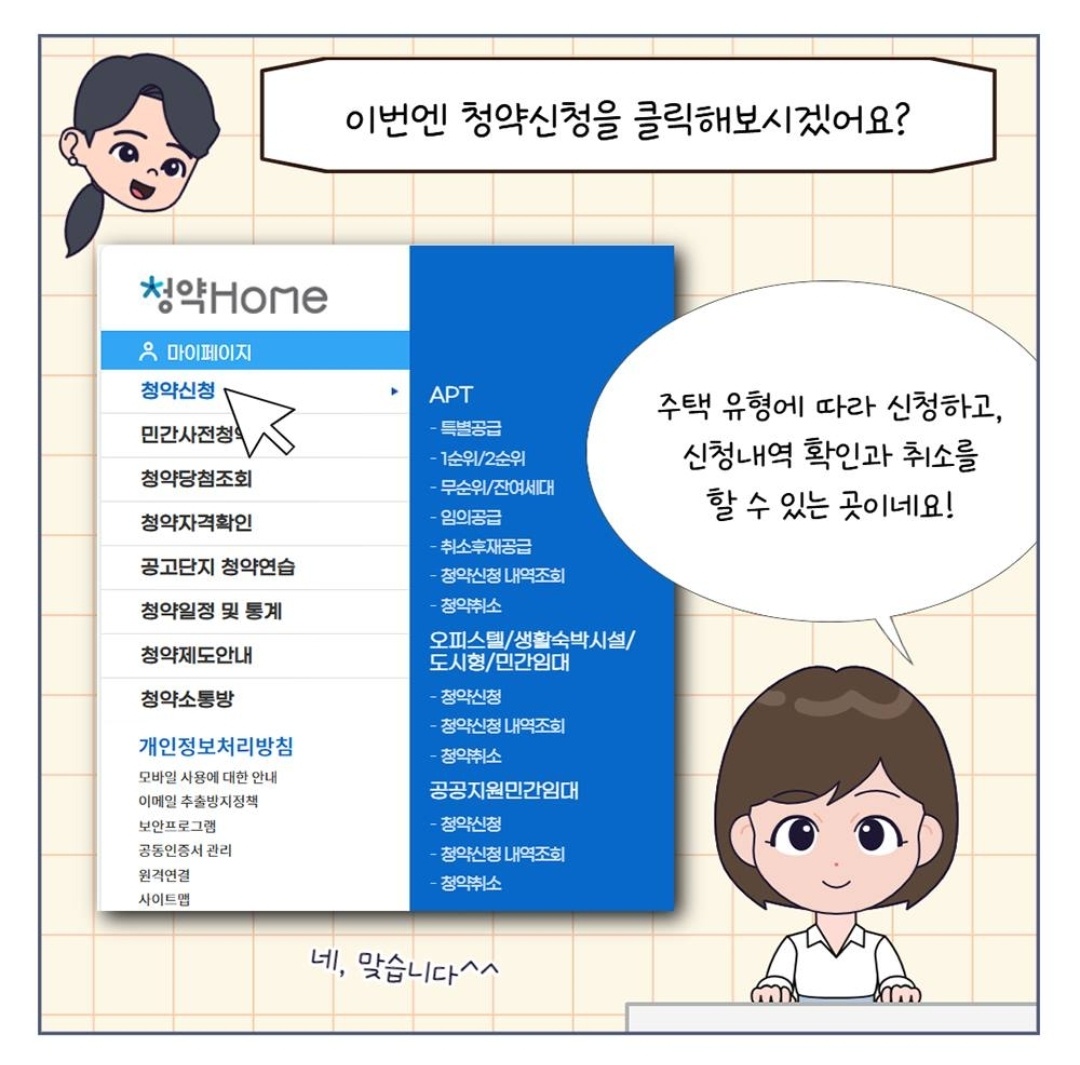 청약홈페이지 활용 방법(How to Use the Apartment Subscription system)