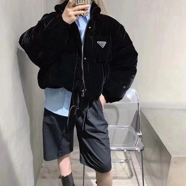 [PRADA] 프라다 벨벳 푸퍼 다운 자켓 1XJXS_202_29X805 (예약)