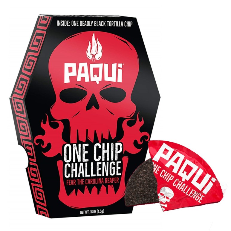  원칩챌린지 - 파퀴칩스 원칩챌린지 세계에서 제일 매운 과자 4.5g, Paqui-Madness-One-Chip-Challenge-0.16oz-4.5g