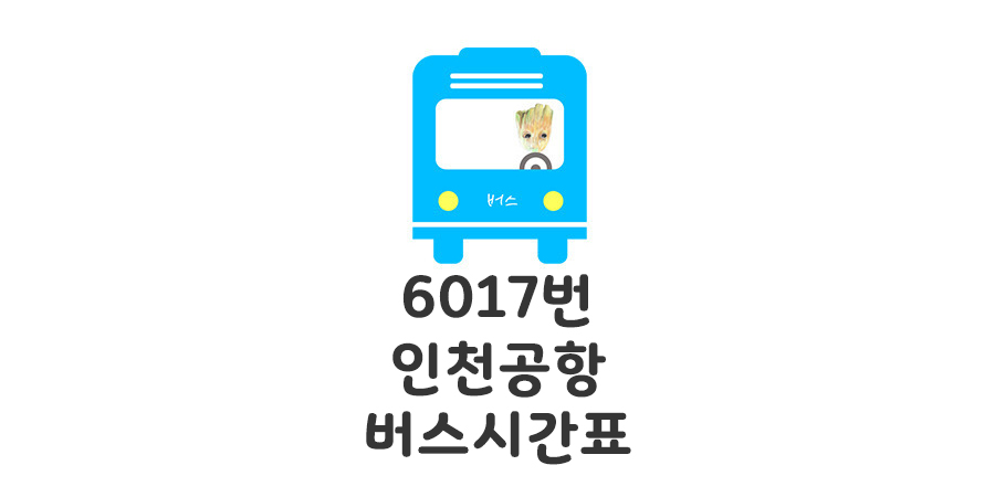 6017 공항버스 시간표