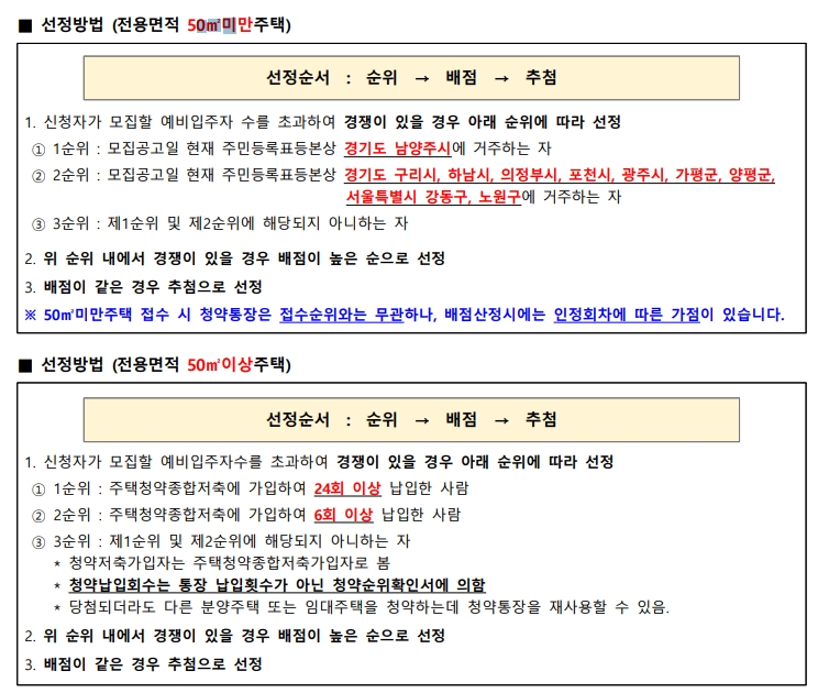 남양주시 LH국민임대