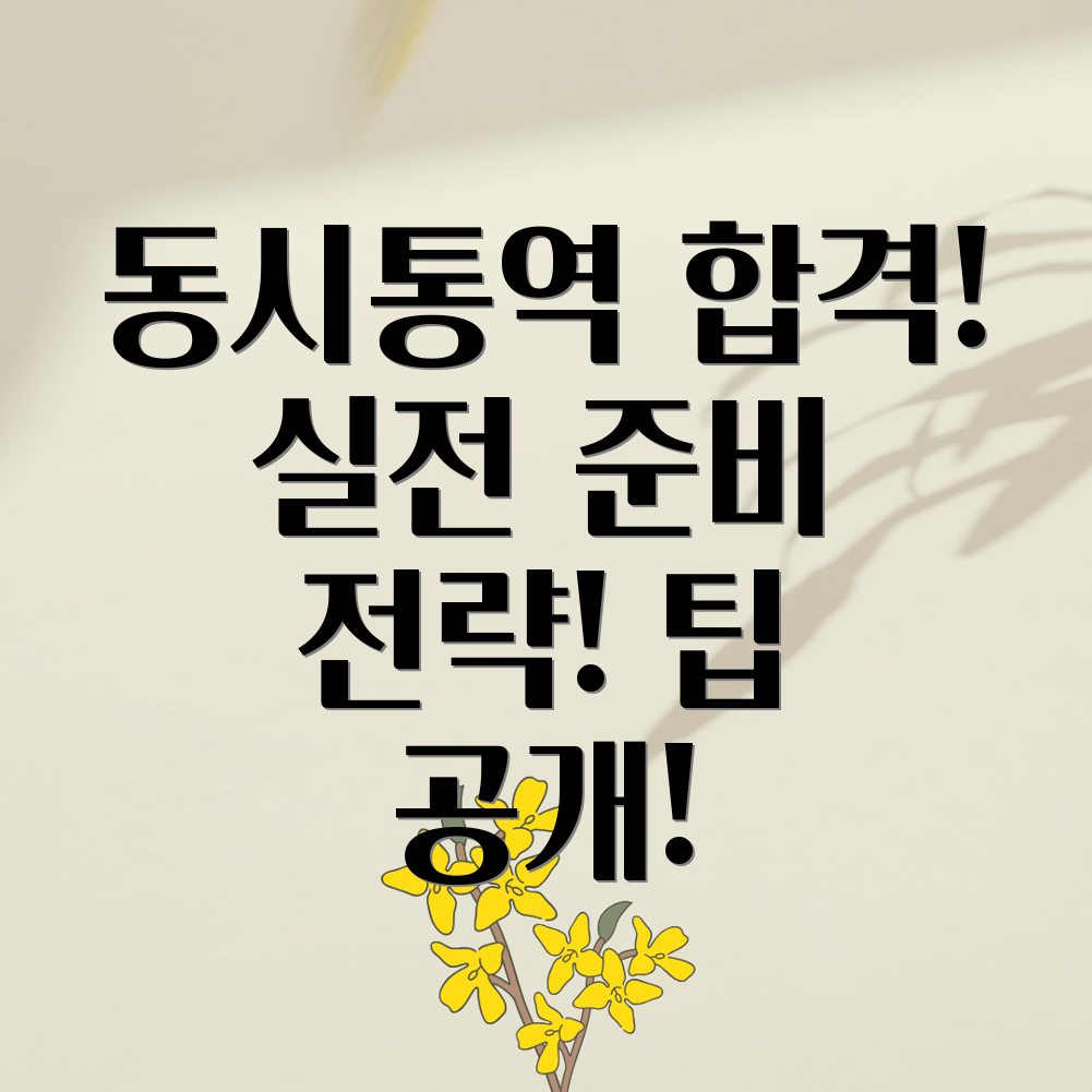 동시통역사 자격증