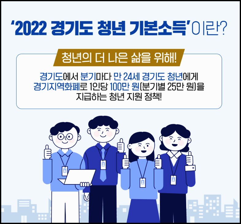  경기도청년기본소득 신청, 자격 등 총정리