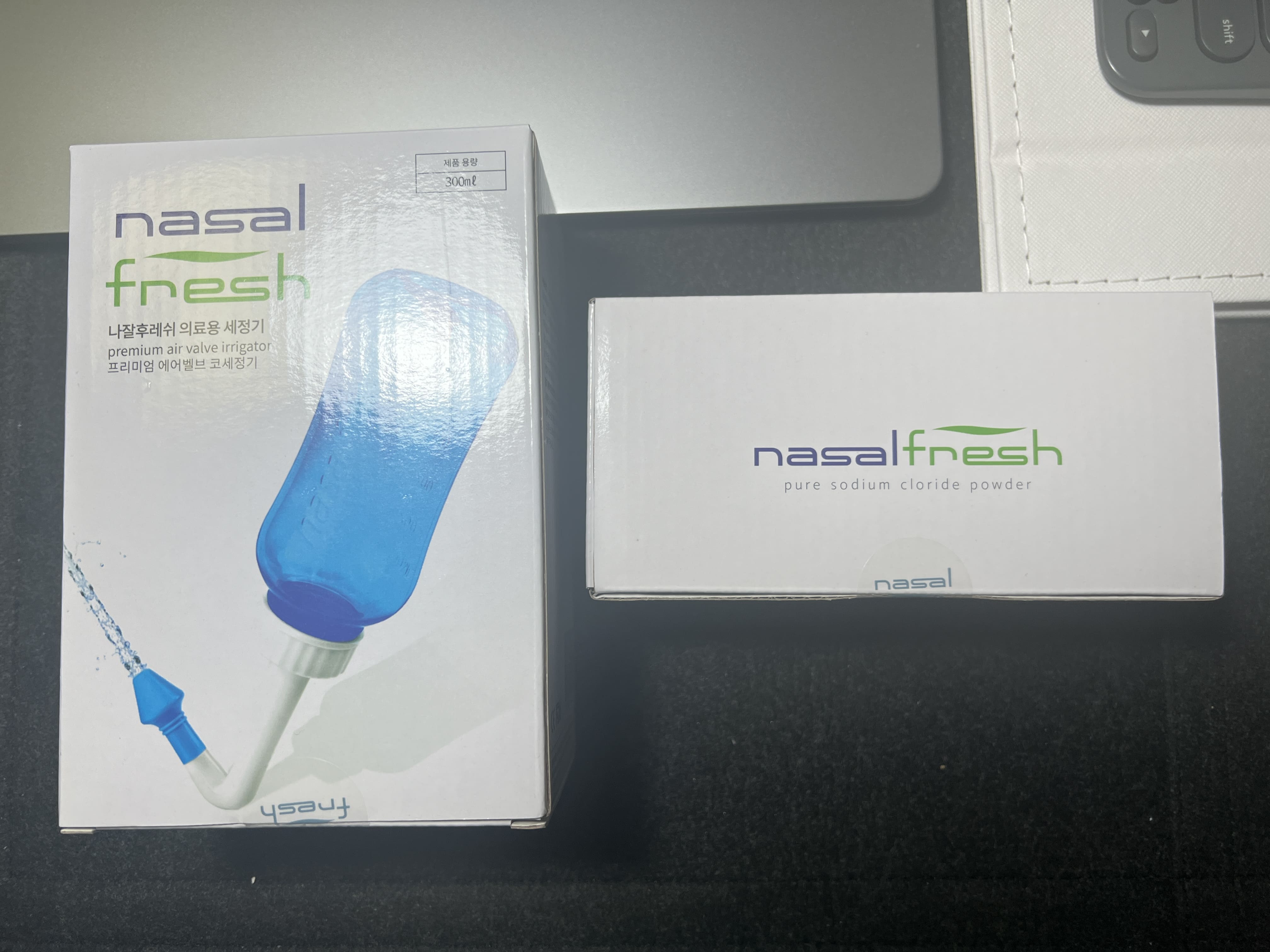  사막같은 건조한 콧속을 촉촉하게 내돈내산 나잘후레쉬 코 세척기(MS300)(+분말 60p)