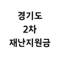 경기도2차 재난지원금