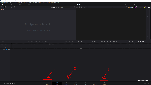 다빈치 리졸브 7가지 탭