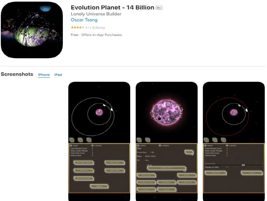 Evolution Planet - 14 Billion