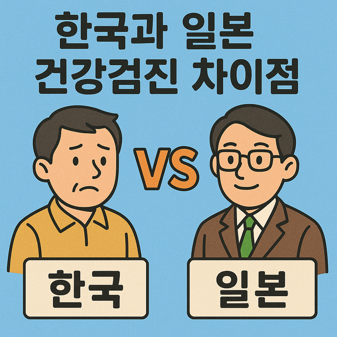 한국과 일본 건강검진 제도의 차이점