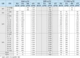 마그네슘 하루 권장량