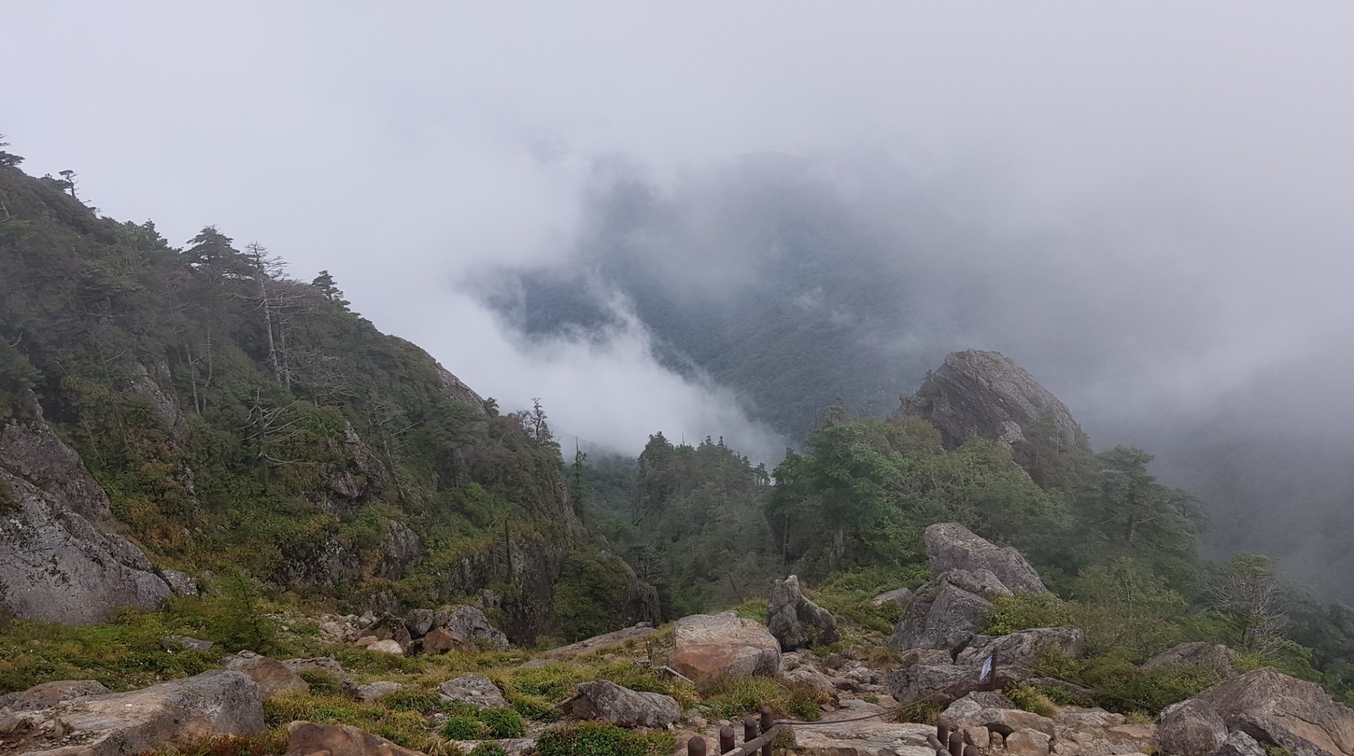 지리산 19번째 짙은 운무
