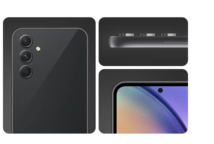 Galaxy A54 환상적인 흑연 세부 사항