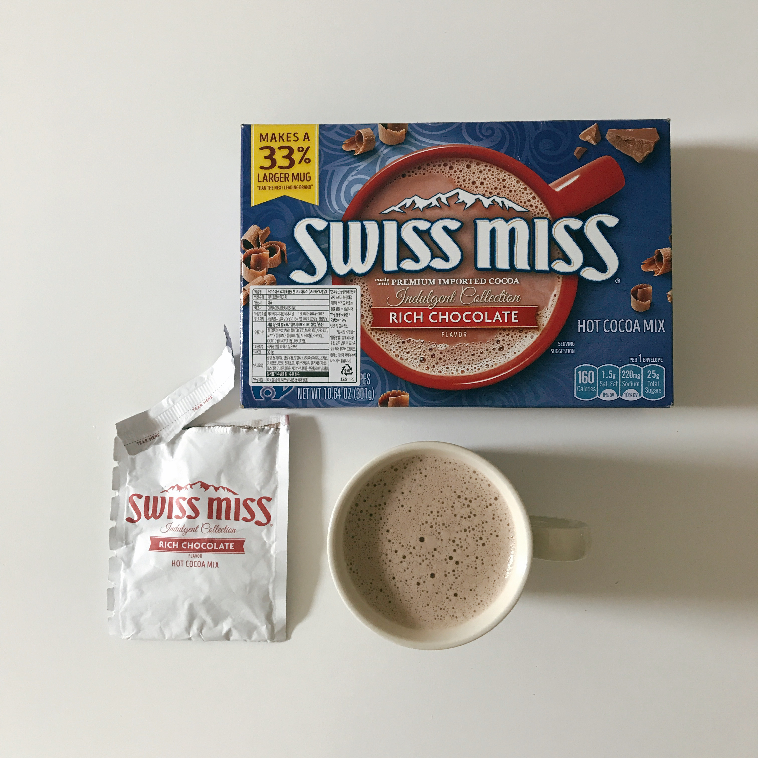  swiss miss 스위스미스 핫초코, 리얼초콜릿 맛 리얼 후기