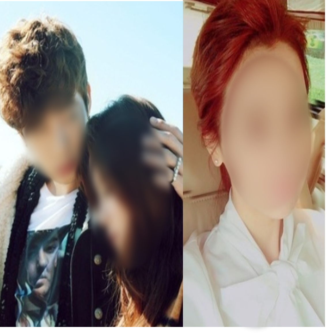  한 남자 가수의 '전 여친'과 '현 여친'의 인연