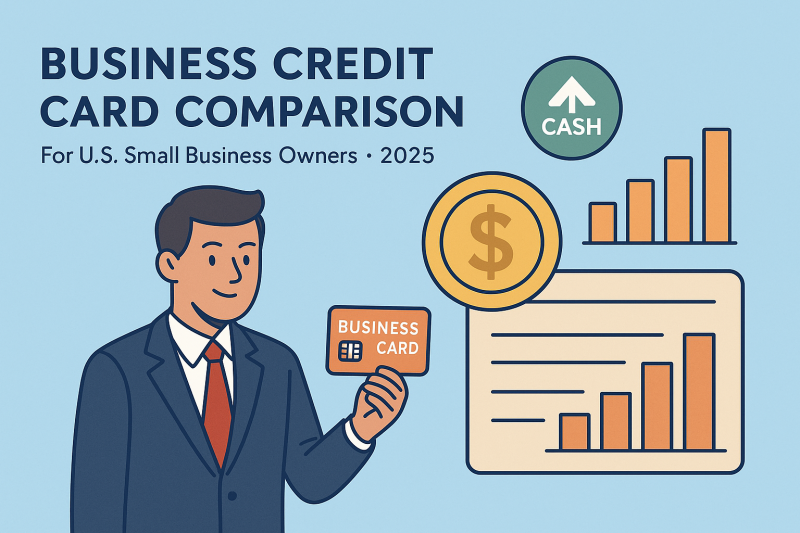 Business credit card perks comparison – cashback, rewards, and expense management benefits for U.S. entrepreneurs in 2025