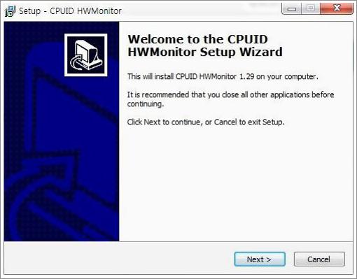 CPUID HWMonitor