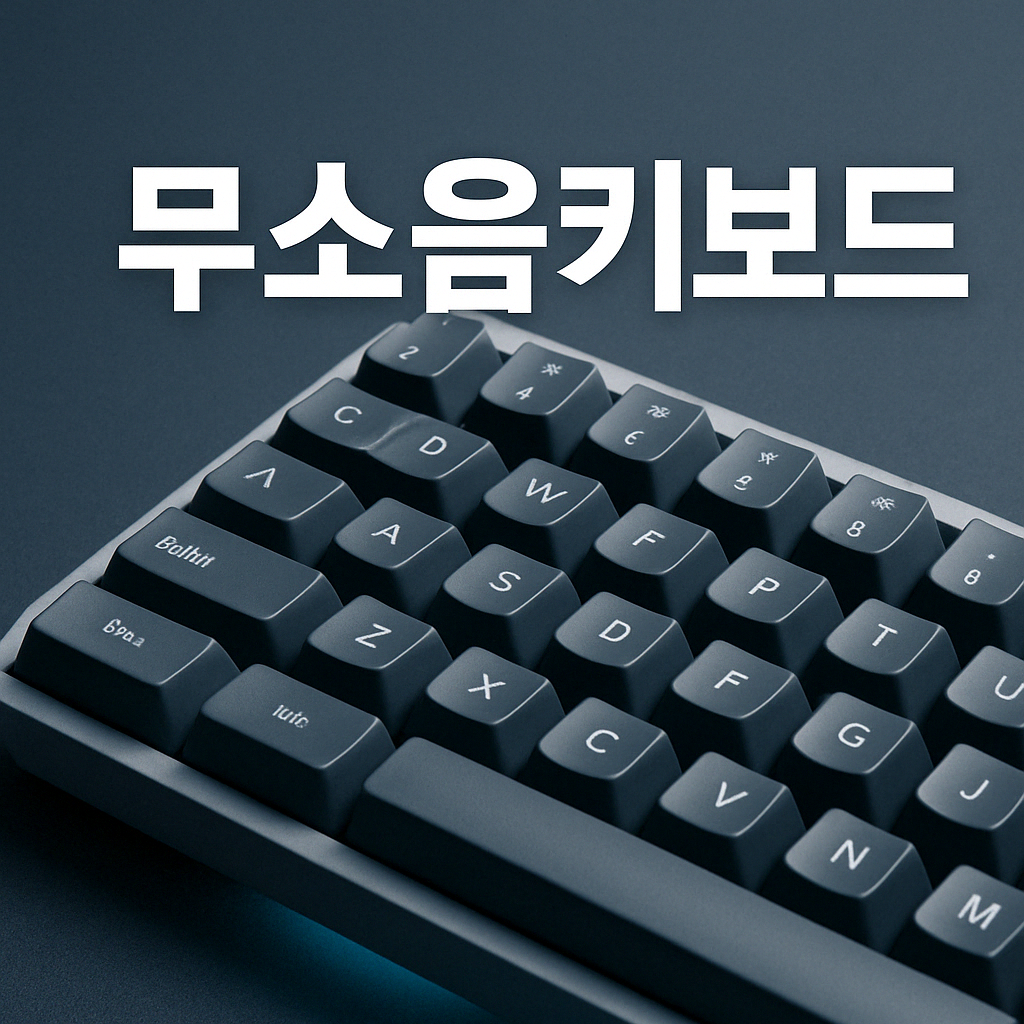 무소음키보드에 대한 개념에 대한 썸네일